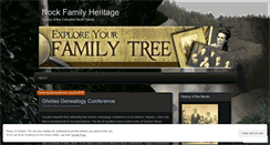 Desktop Screenshot of nockfamilyheritage.com